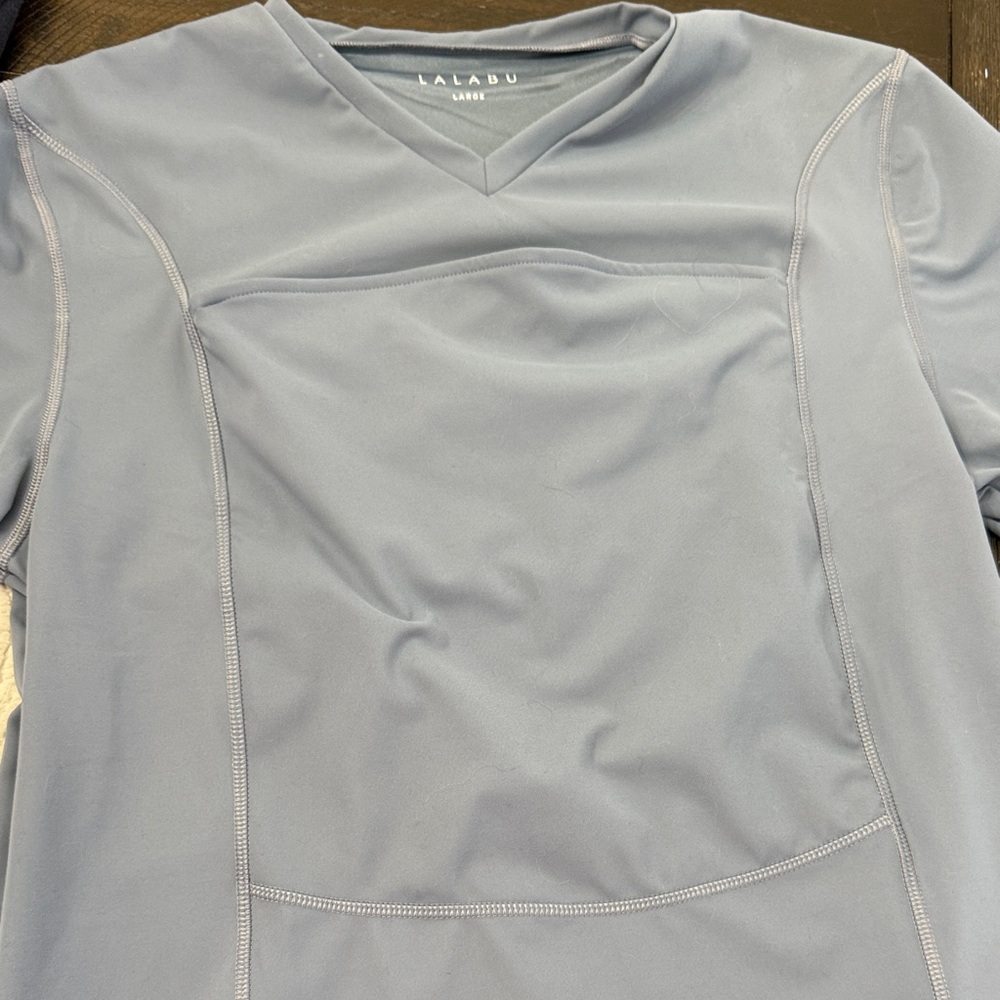 Lalabu Men's Gray Short Sleeve Tee
